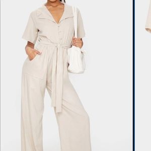 Pretty little thing stone jumpsuit